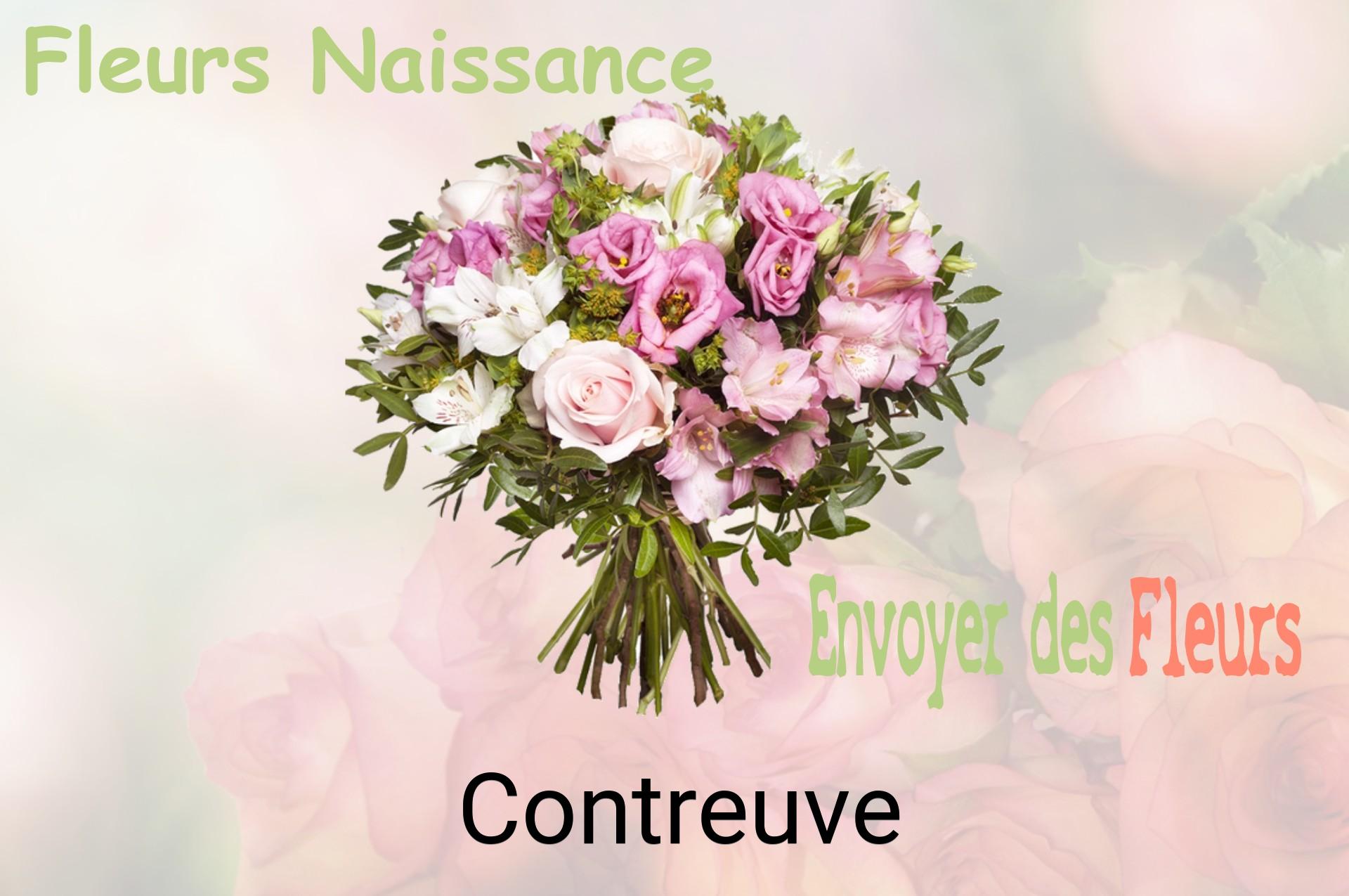 Bouquet de fleurs de naissance livré à Contreuve